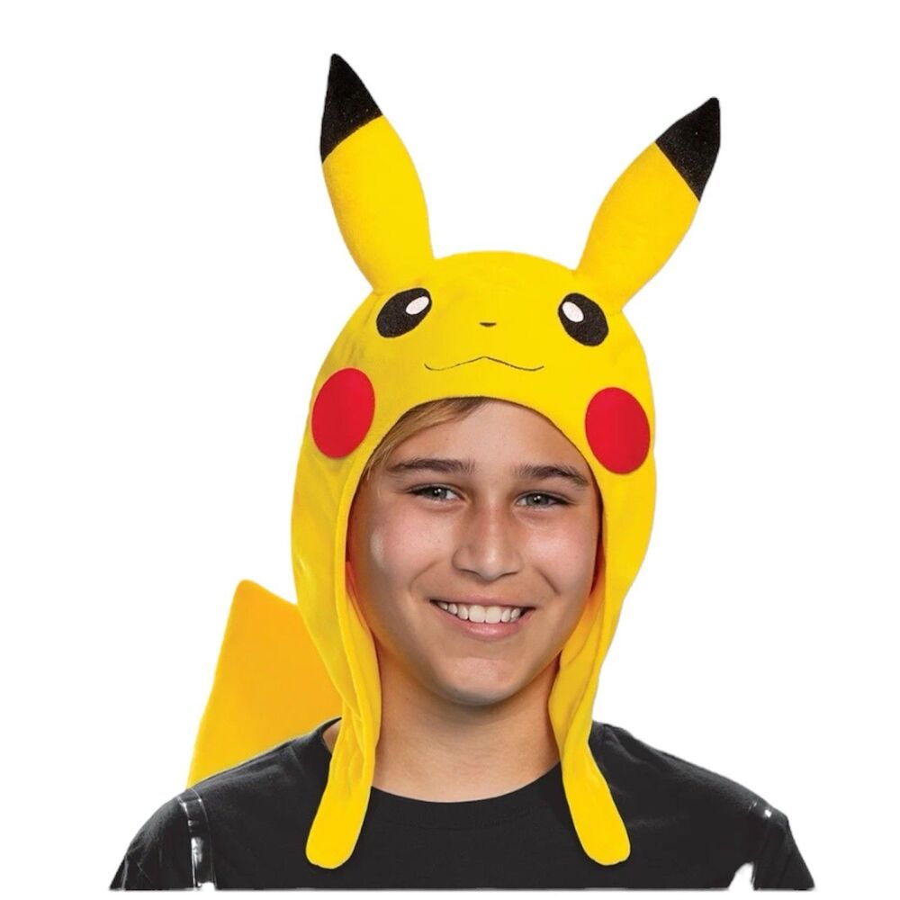 Adult Pokemon Pikachu Costume Accessory Kit Headpiece & Tail - Picture 3 of 7